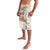 Native American Christmas Lavalava with Beige Tribal Pattern Santa Claus and Dreamcatcher Motif - Wonder Print Shop