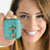Bahamas Christmas AirPods Case with Teal Palm Pattern Carnival Santa and National Emblem Motif - Wonder Print Shop