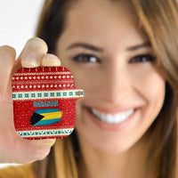 Bahamas Christmas AirPods Case with Red Festive Pattern Sailing Santa and National Flag Motif - Wonder Print Shop