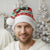 Bahamas Christmas Santa Hat with Red Festive Pattern Sailing Santa and National Flag Motif - Wonder Print Shop