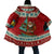 Bahamas Christmas Cloak with Red Festive Pattern Sailing Santa and National Flag Motif - Wonder Print Shop