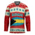 Bahamas Christmas Hockey Jersey with Red Festive Pattern Sailing Santa and National Flag Motif - Wonder Print Shop