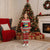 Bahamas Christmas Pajama Set with Red Festive Pattern Sailing Santa and National Flag Motif - Wonder Print Shop