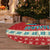 Bahamas Christmas Tree Skirt with Red Festive Pattern Sailing Santa and National Flag Motif - Wonder Print Shop