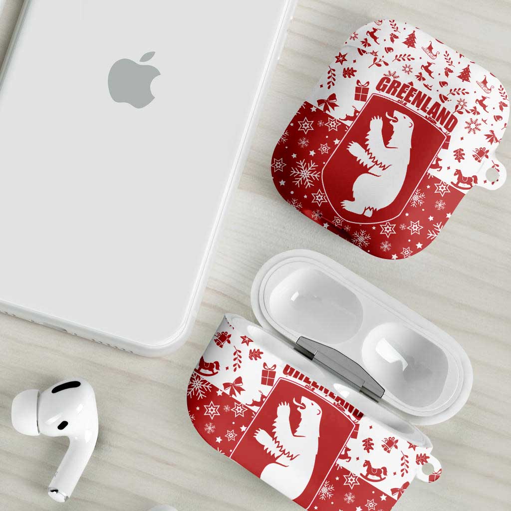 Greenland Christmas AirPods Case Land of Ice Heart of Fire - Wonder Print Shop