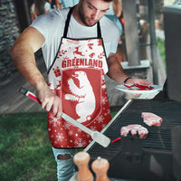 Greenland Christmas Apron Land of Ice Heart of Fire - Wonder Print Shop