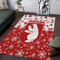 Greenland Christmas Area Rug Land of Ice Heart of Fire - Wonder Print Shop