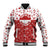 Greenland Christmas Baseball Jacket Land of Ice Heart of Fire - Wonder Print Shop