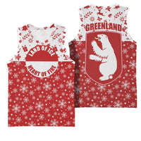 Greenland Christmas Basketball Jersey Land of Ice Heart of Fire - Wonder Print Shop