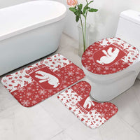Greenland Christmas Bathroom Set Land of Ice Heart of Fire - Wonder Print Shop