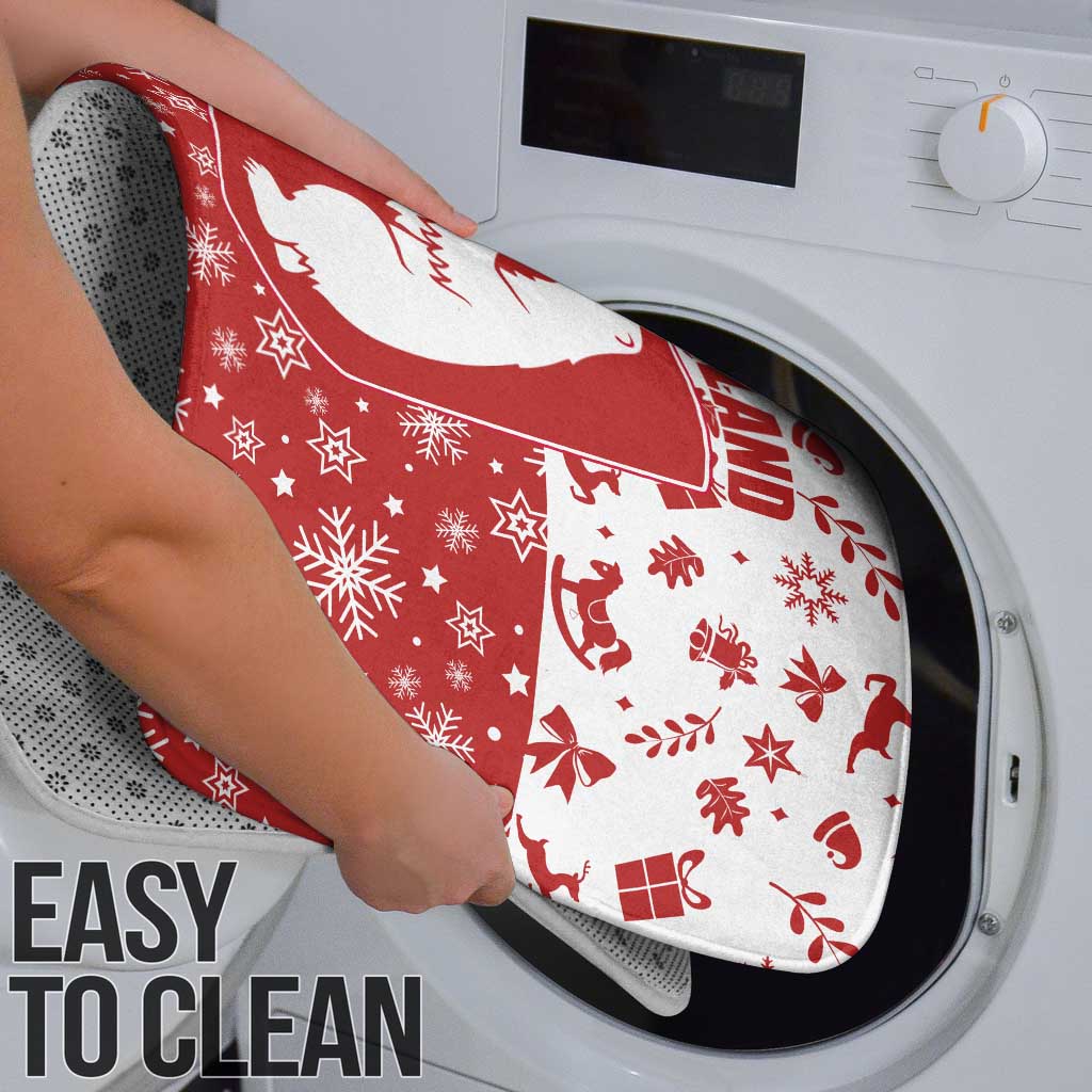 Greenland Christmas Bathroom Set Land of Ice Heart of Fire - Wonder Print Shop