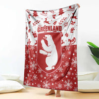 Greenland Christmas Blanket Land of Ice Heart of Fire - Wonder Print Shop