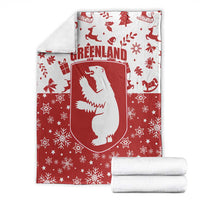 Greenland Christmas Blanket Land of Ice Heart of Fire - Wonder Print Shop
