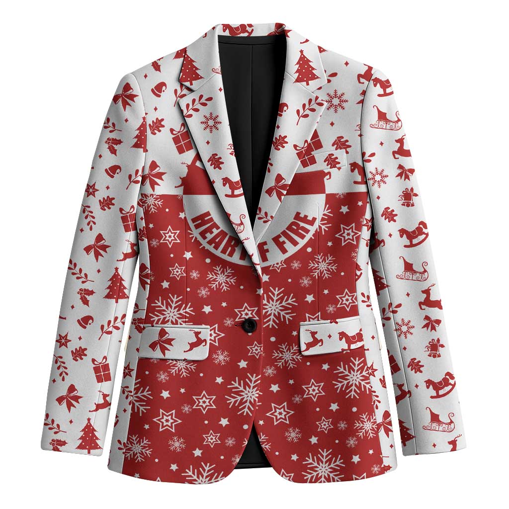 Greenland Christmas Blazer Land of Ice Heart of Fire - Wonder Print Shop
