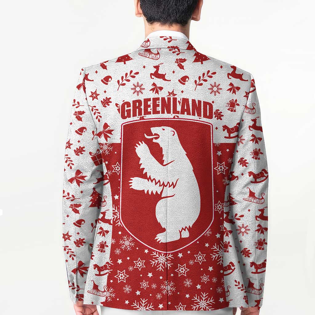 Greenland Christmas Blazer Land of Ice Heart of Fire - Wonder Print Shop