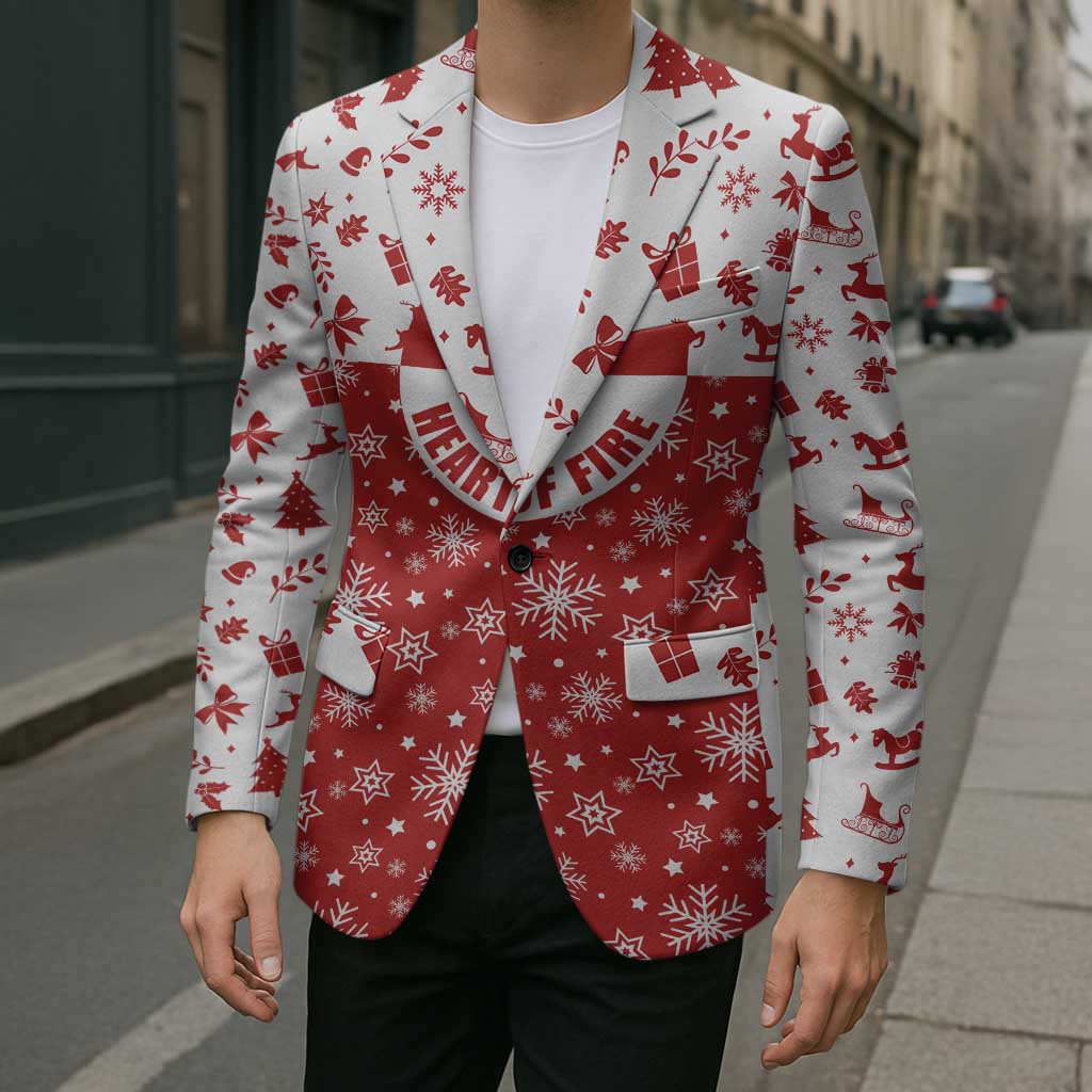 Greenland Christmas Blazer Land of Ice Heart of Fire - Wonder Print Shop
