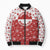 Greenland Christmas Bomber Puffer Jacket Land of Ice Heart of Fire - Wonder Print Shop