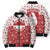 Greenland Christmas Bomber Puffer Jacket Land of Ice Heart of Fire - Wonder Print Shop