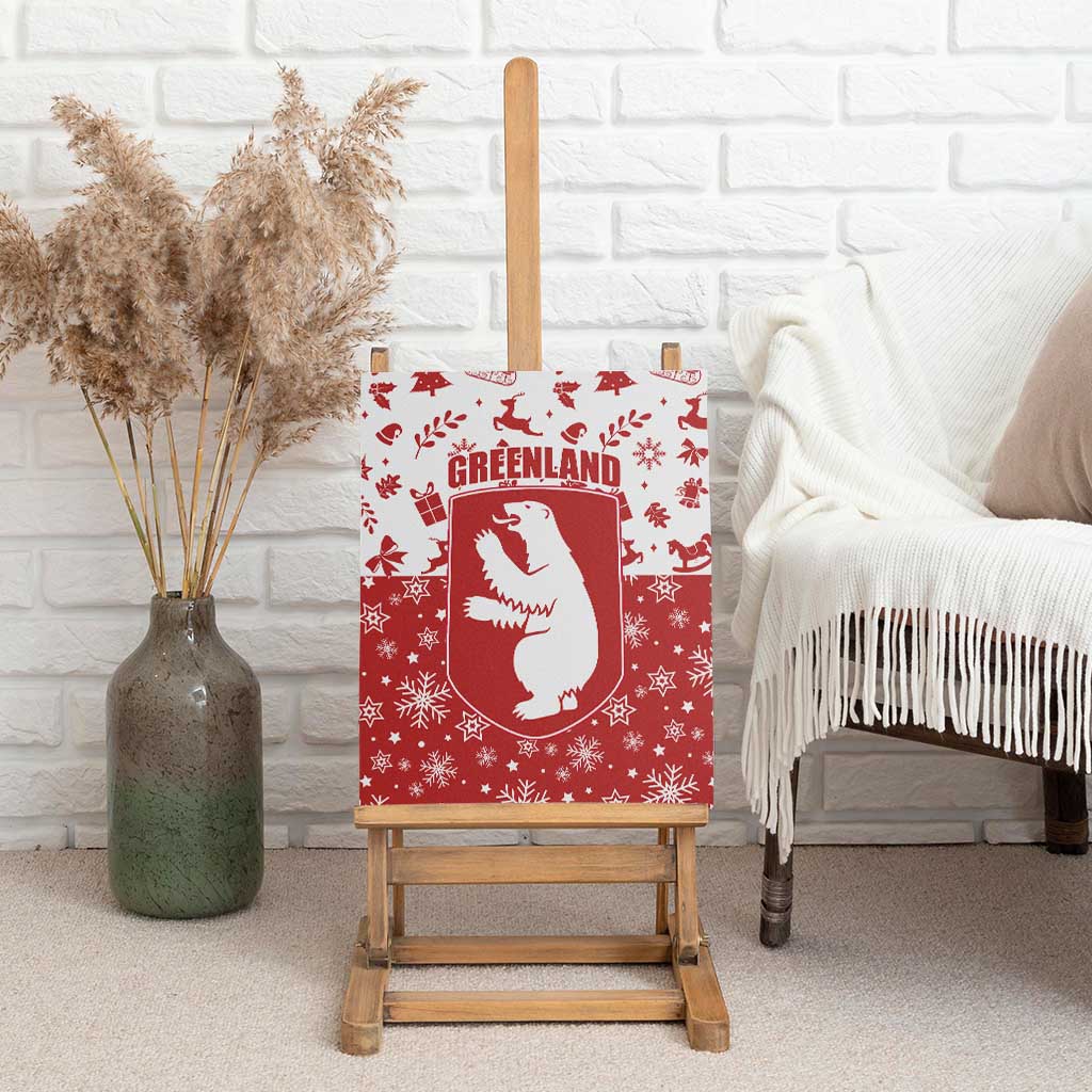 Greenland Christmas Canvas Wall Art Land of Ice Heart of Fire - Wonder Print Shop