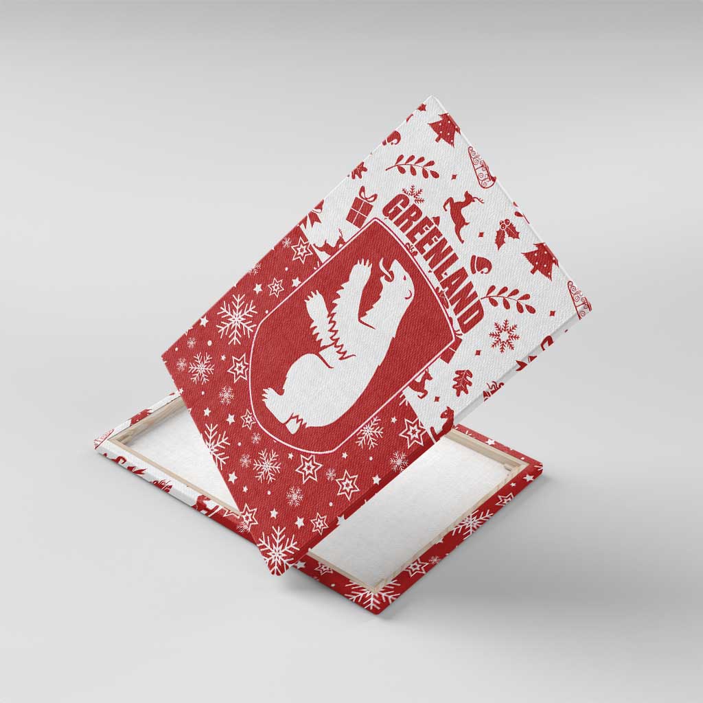 Greenland Christmas Canvas Wall Art Land of Ice Heart of Fire - Wonder Print Shop