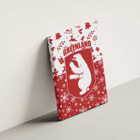 Greenland Christmas Canvas Wall Art Land of Ice Heart of Fire - Wonder Print Shop