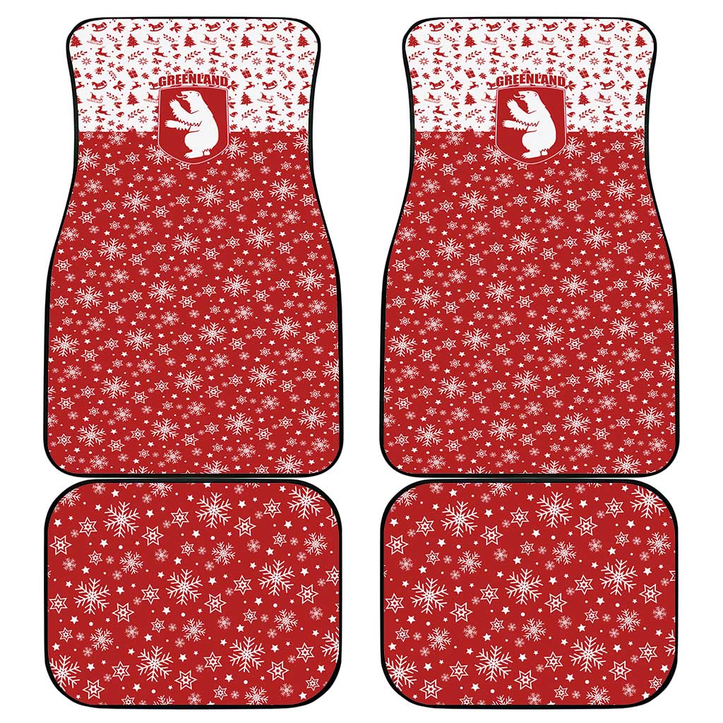 Greenland Christmas Car Mats Land of Ice Heart of Fire - Wonder Print Shop