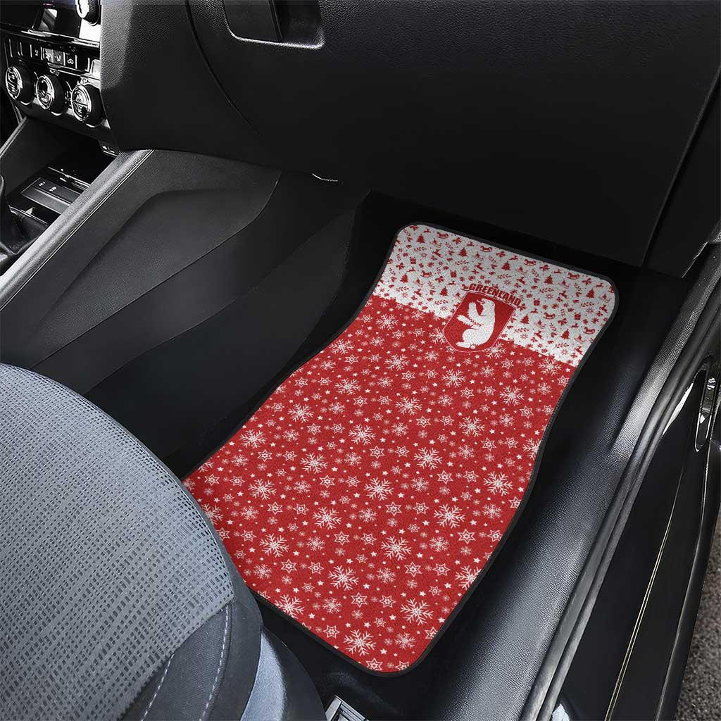 Greenland Christmas Car Mats Land of Ice Heart of Fire - Wonder Print Shop