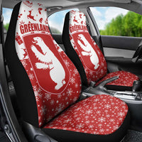 Greenland Christmas Car Seat Cover Land of Ice Heart of Fire - Wonder Print Shop