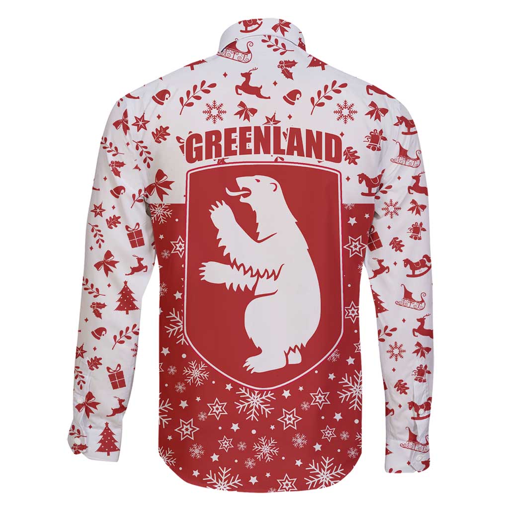 Greenland Christmas Family Matching Mermaid Dress and Hawaiian Shirt Land of Ice Heart of Fire - Wonder Print Shop