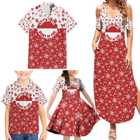 Greenland Christmas Family Matching Summer Maxi Dress and Hawaiian Shirt Land of Ice Heart of Fire - Wonder Print Shop