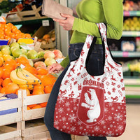 Greenland Christmas Grocery Bag Land of Ice Heart of Fire - Wonder Print Shop