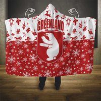 Greenland Christmas Hooded Blanket Land of Ice Heart of Fire - Wonder Print Shop