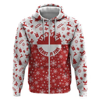 Greenland Christmas Hoodie Land of Ice Heart of Fire - Wonder Print Shop