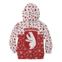Greenland Christmas Kid Hoodie Land of Ice Heart of Fire - Wonder Print Shop