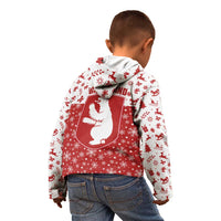 Greenland Christmas Kid Hoodie Land of Ice Heart of Fire - Wonder Print Shop
