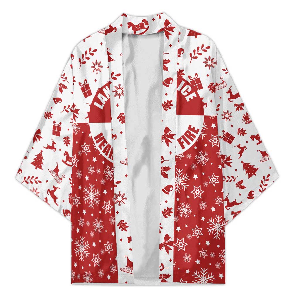 Greenland Christmas Kimono Land of Ice Heart of Fire - Wonder Print Shop