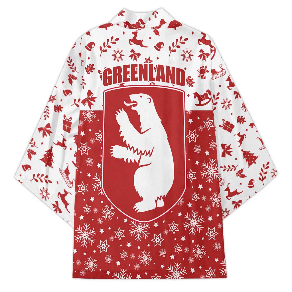 Greenland Christmas Kimono Land of Ice Heart of Fire - Wonder Print Shop