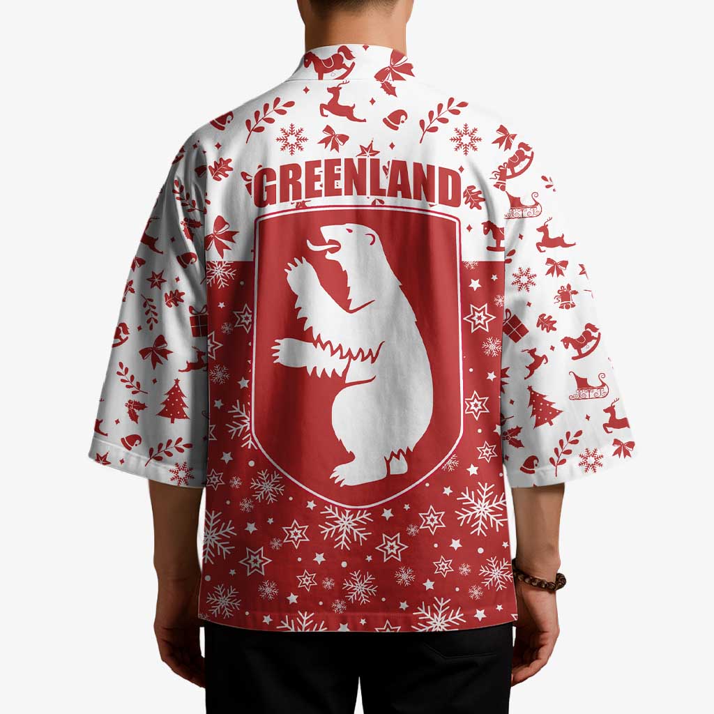 Greenland Christmas Kimono Land of Ice Heart of Fire - Wonder Print Shop