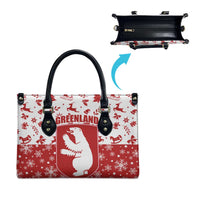 Greenland Christmas Leather Bag Land of Ice Heart of Fire - Wonder Print Shop
