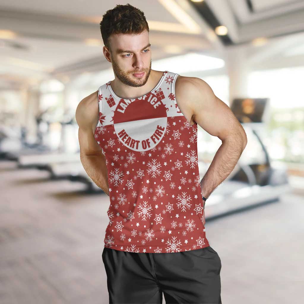 Greenland Christmas Men Tank Top Land of Ice Heart of Fire - Wonder Print Shop