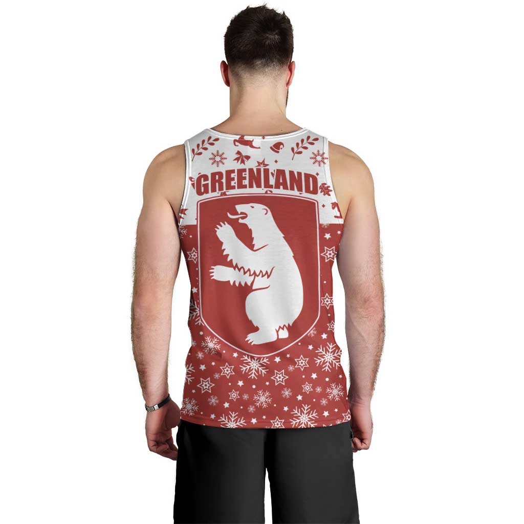Greenland Christmas Men Tank Top Land of Ice Heart of Fire - Wonder Print Shop