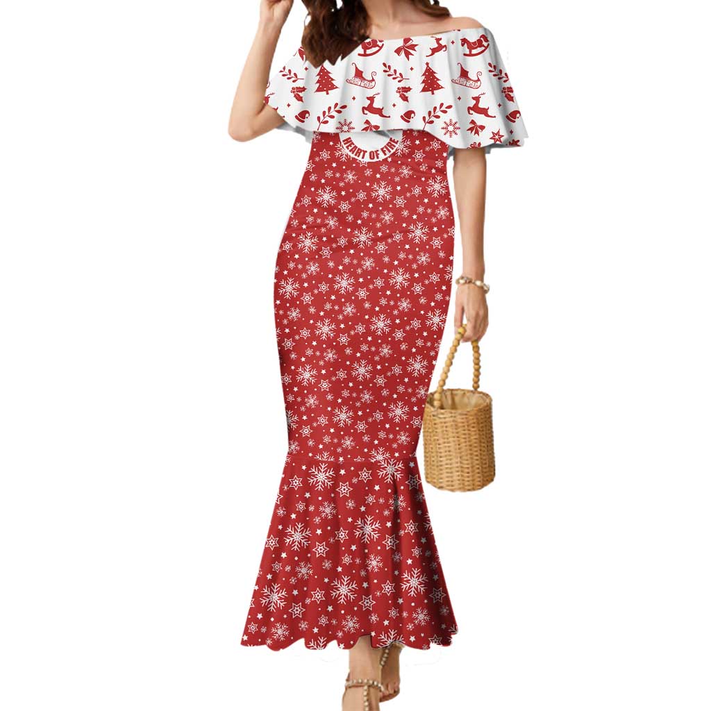 Greenland Christmas Mermaid Dress Land of Ice Heart of Fire - Wonder Print Shop