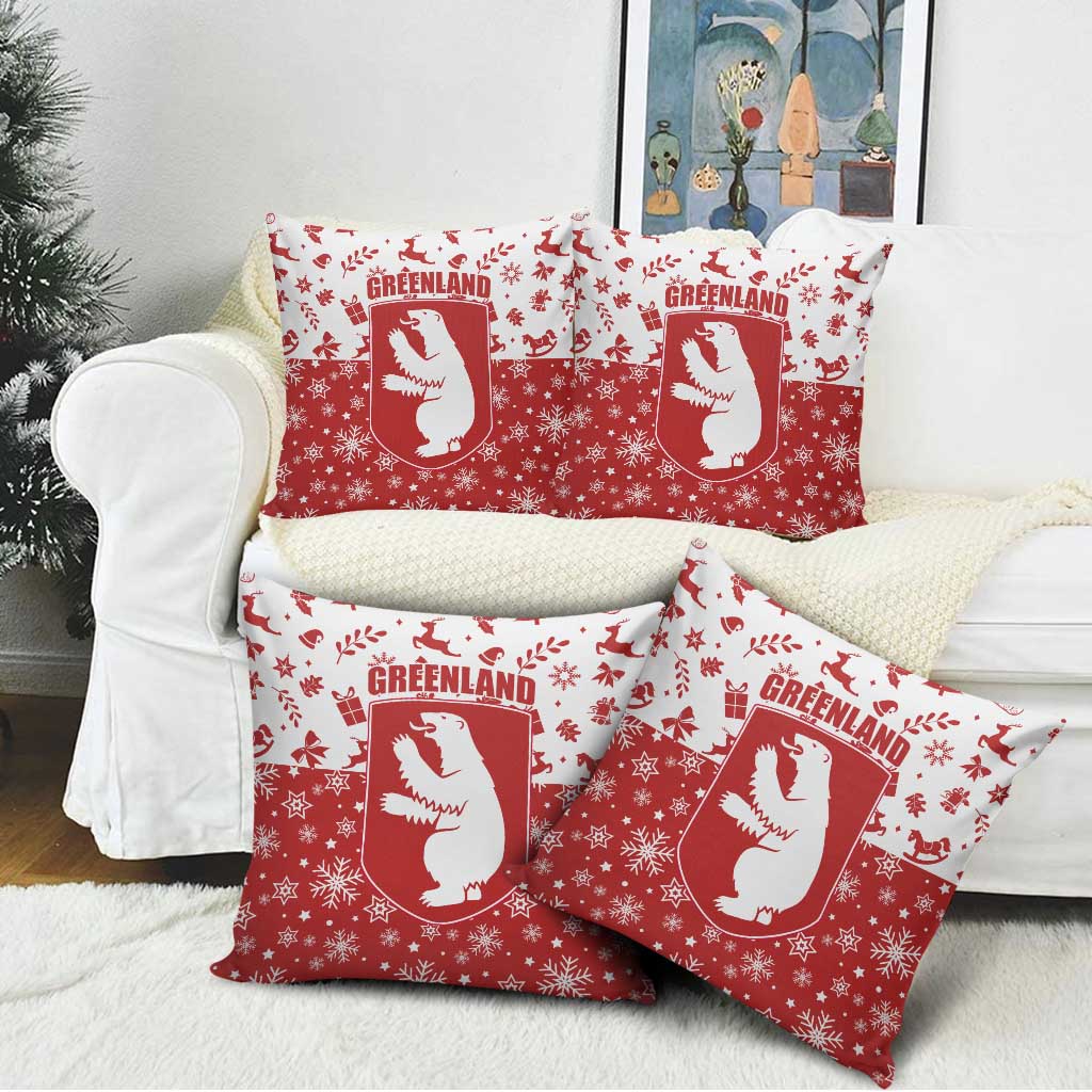 Greenland Christmas Pillow Cover Land of Ice Heart of Fire - Wonder Print Shop