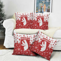 Greenland Christmas Pillow Cover Land of Ice Heart of Fire - Wonder Print Shop