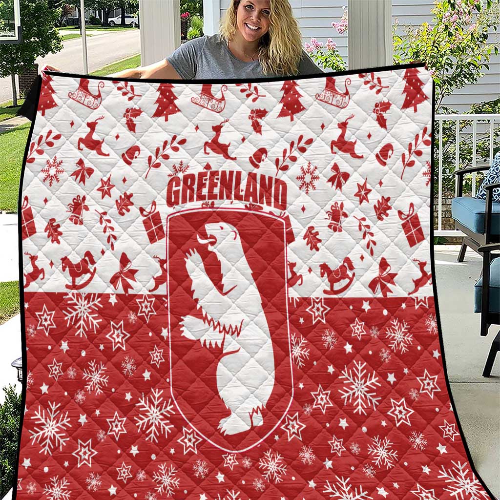 Greenland Christmas Quilt Land of Ice Heart of Fire - Wonder Print Shop