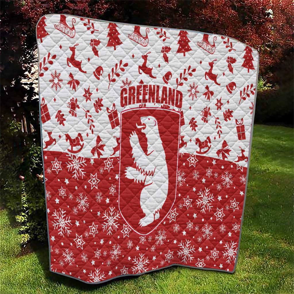 Greenland Christmas Quilt Land of Ice Heart of Fire - Wonder Print Shop