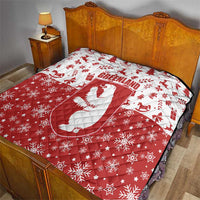 Greenland Christmas Quilt Land of Ice Heart of Fire - Wonder Print Shop