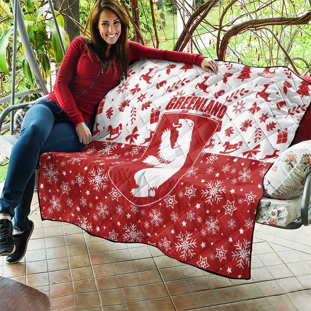 Greenland Christmas Quilt Land of Ice Heart of Fire - Wonder Print Shop
