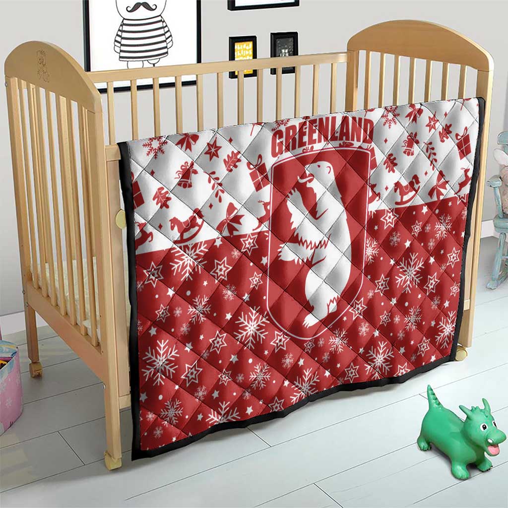 Greenland Christmas Quilt Land of Ice Heart of Fire - Wonder Print Shop