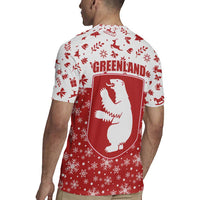 Greenland Christmas Rugby Jersey Land of Ice Heart of Fire - Wonder Print Shop